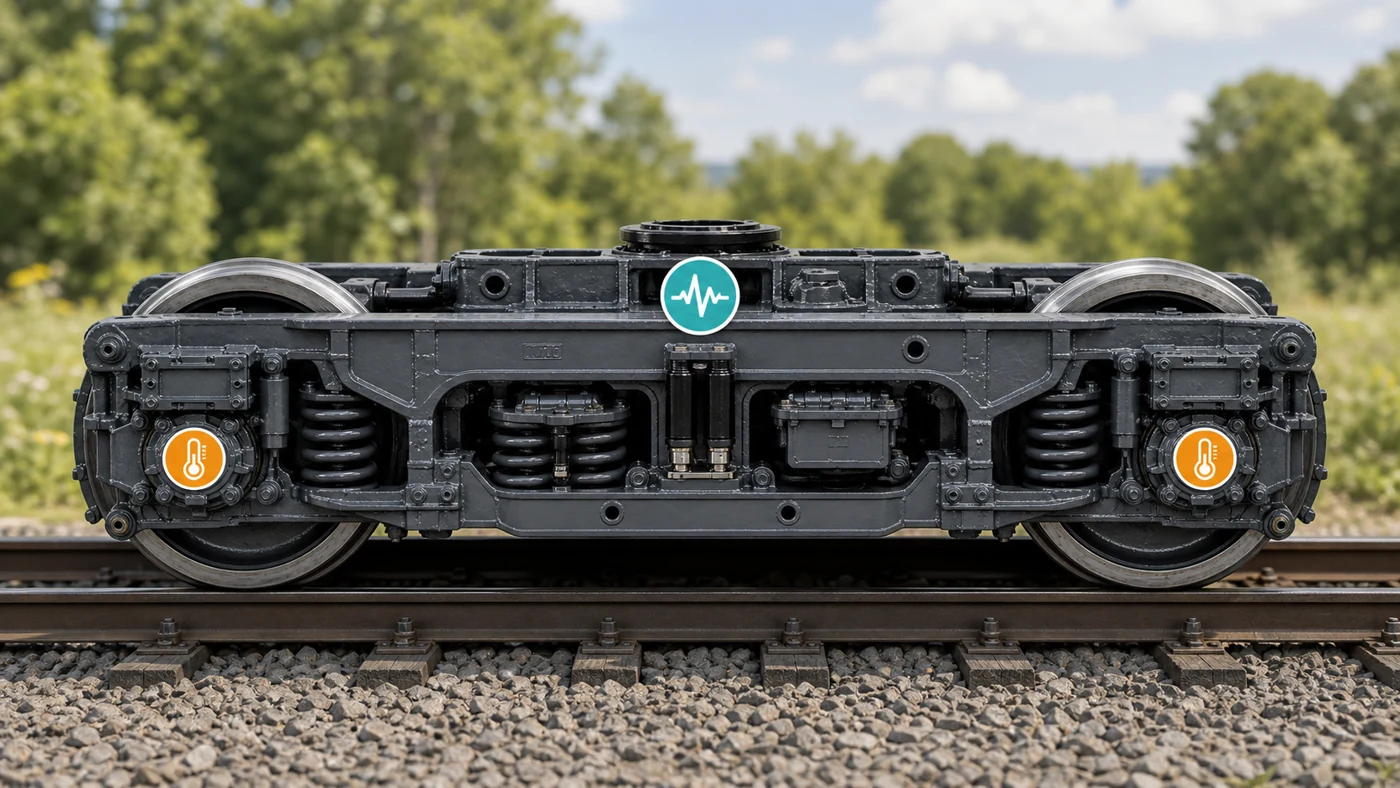 Bogie monitoring points